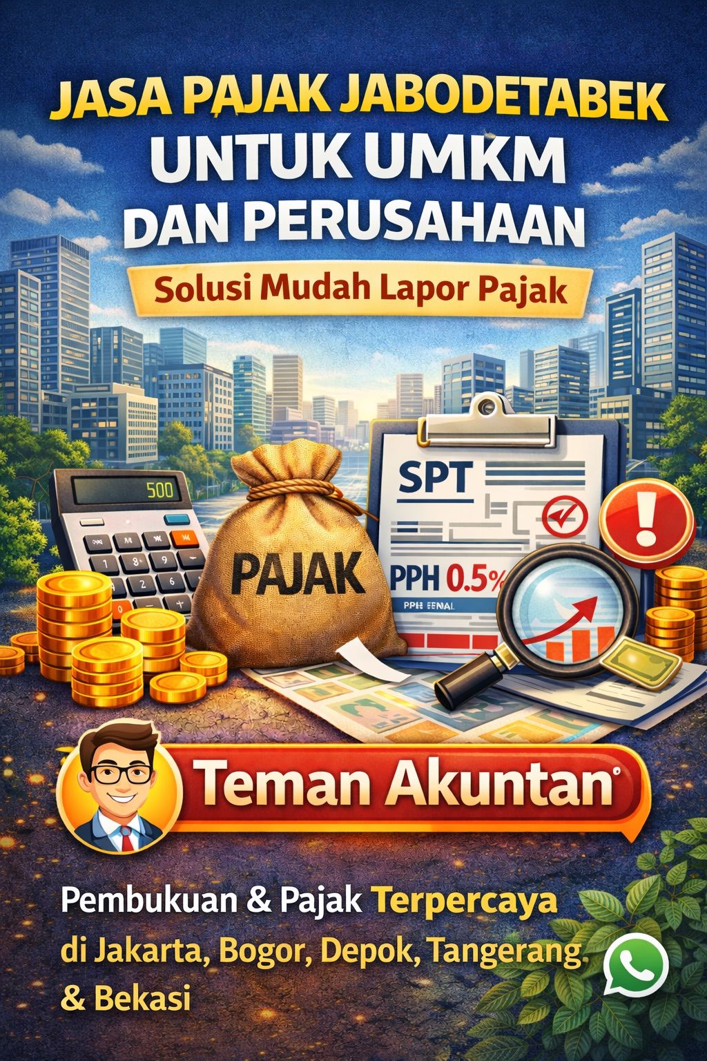 Jasa Pajak Jabodetabek untuk UMKM dan Perusahaan